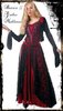 Gothic Sateen Skirt "Red Queen"